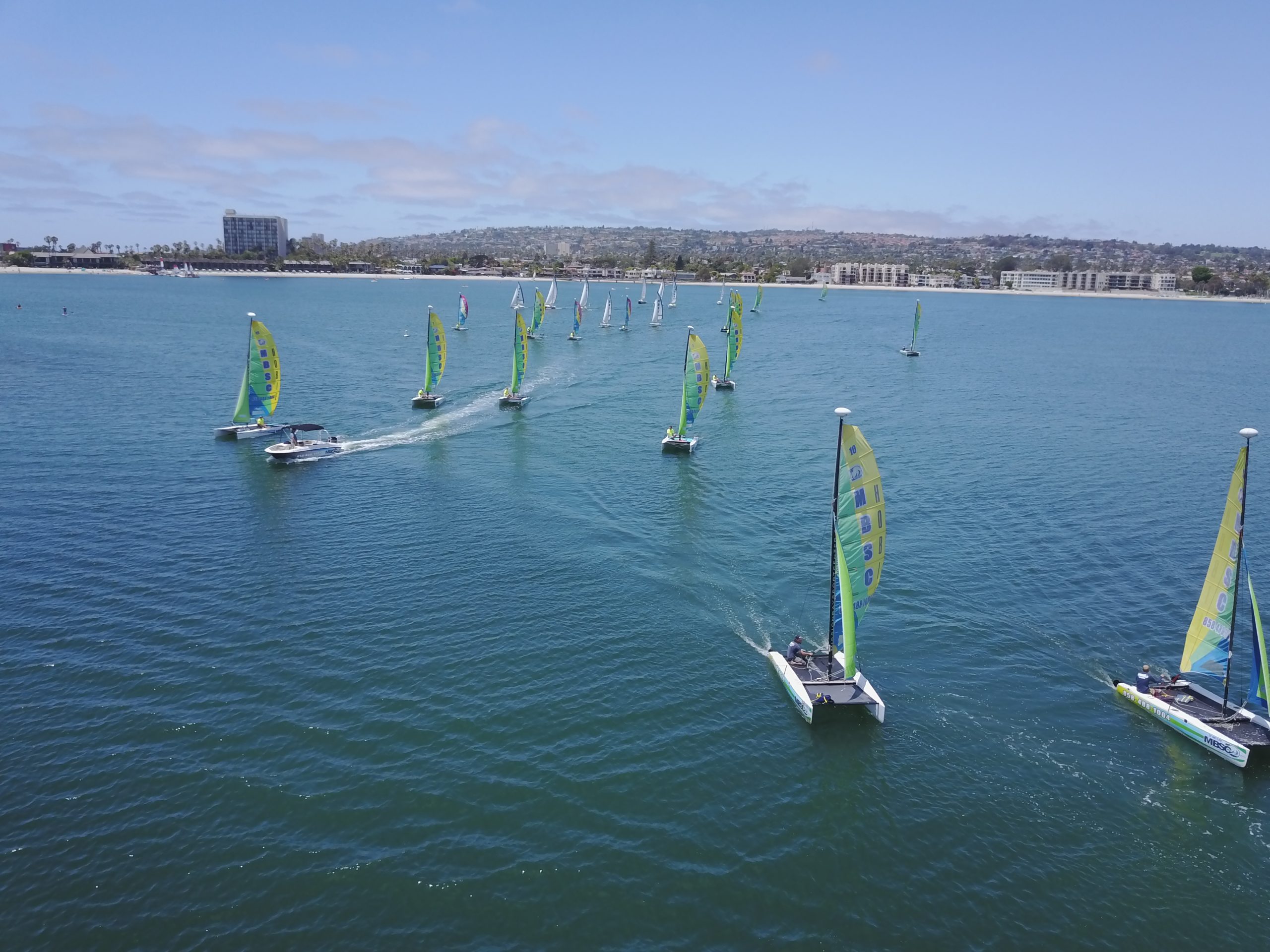 Hobie Getaway catamaran rental on Mission Bay in San Diego