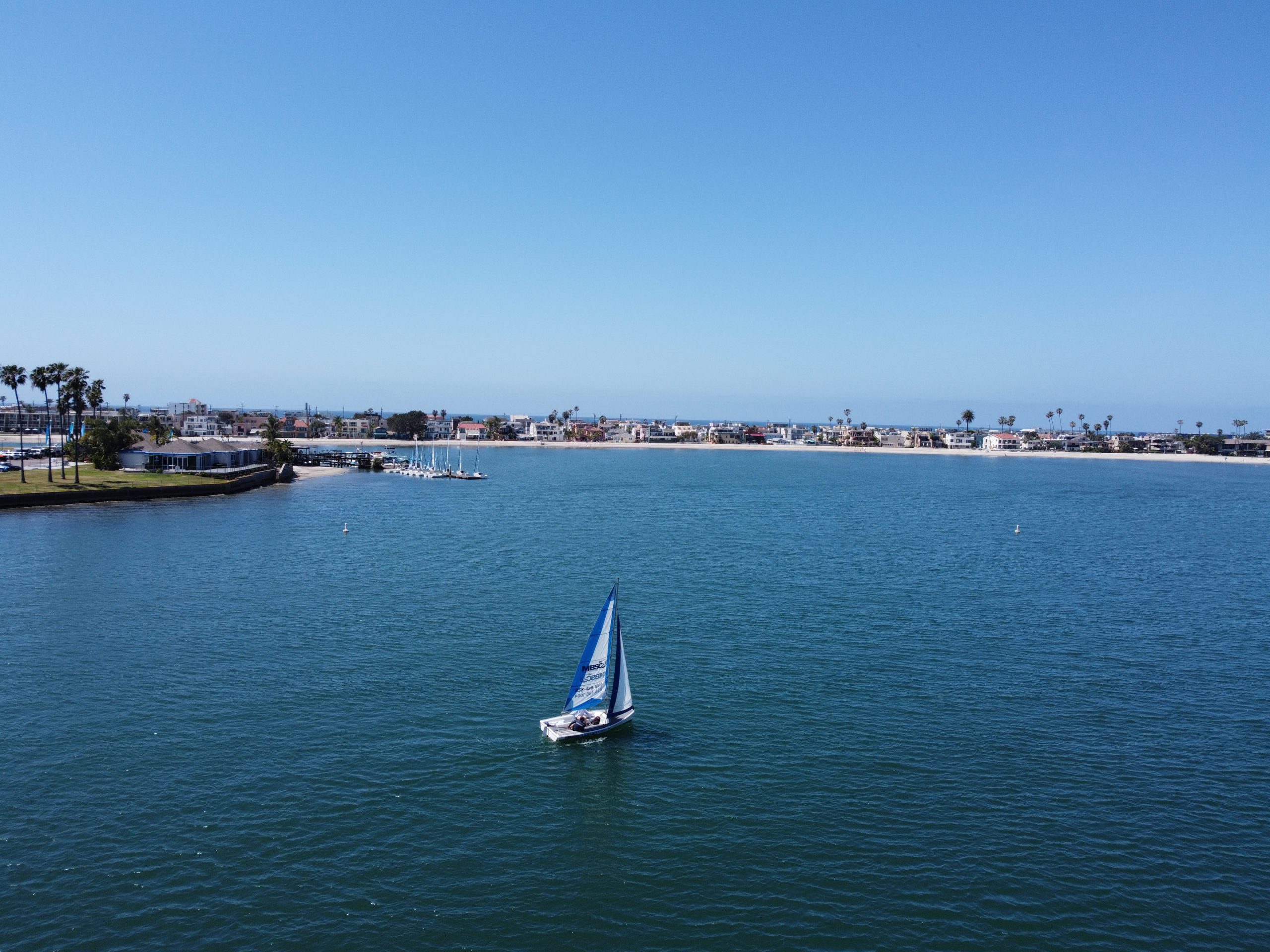 Catalina 16.5 sailboat rental on Mission Bay in San Diego