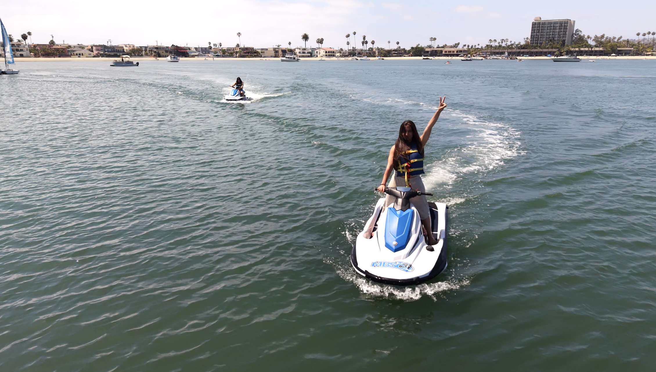 Jet ski rental on Mission Bay in San Diego
