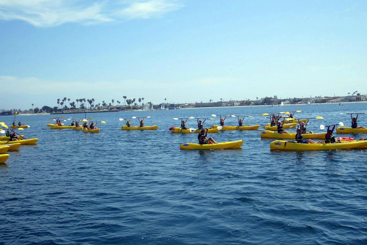 Tandem kayak rental on Mission Bay