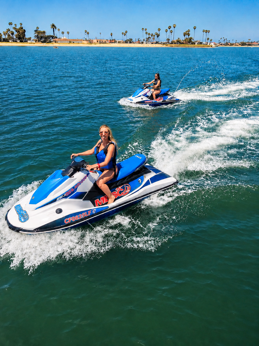 San Diego jet ski rentals on Mission Bay