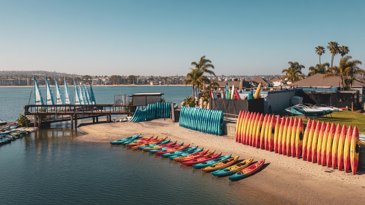 Mission Bay Sportcenter waterfront watersports rentals in San Diego